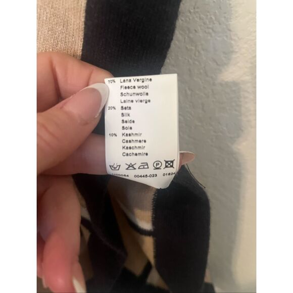 PESERICO | KNITTED WOOL SILK CASHMERE CAPE NEW NWT - Picture 8 of 10